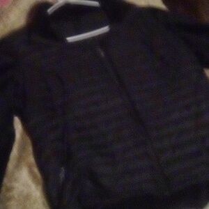 Black velvet black jacket